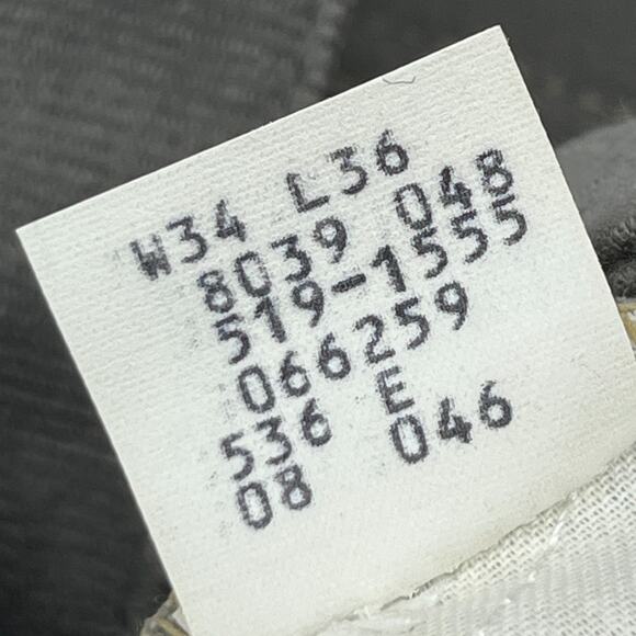 LEVIS 536 Pants Men 34x36 '86 Fine Corduroy White Tab Gray Jeans USA VTG NEW NOS - Picture 12 of 16